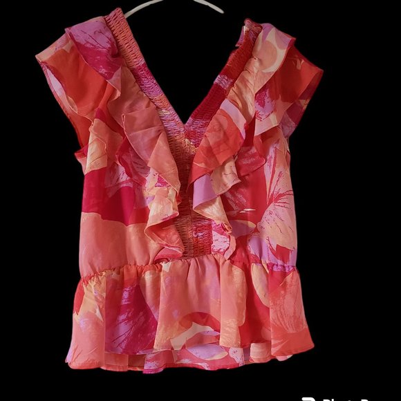 Sofia by Sofia Vergara Colorful Top Size Small New - Picture 1 of 4